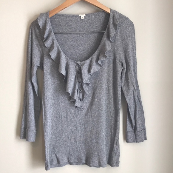 -J. Crew- Fringe with buttons top! - Picture 5 of 8